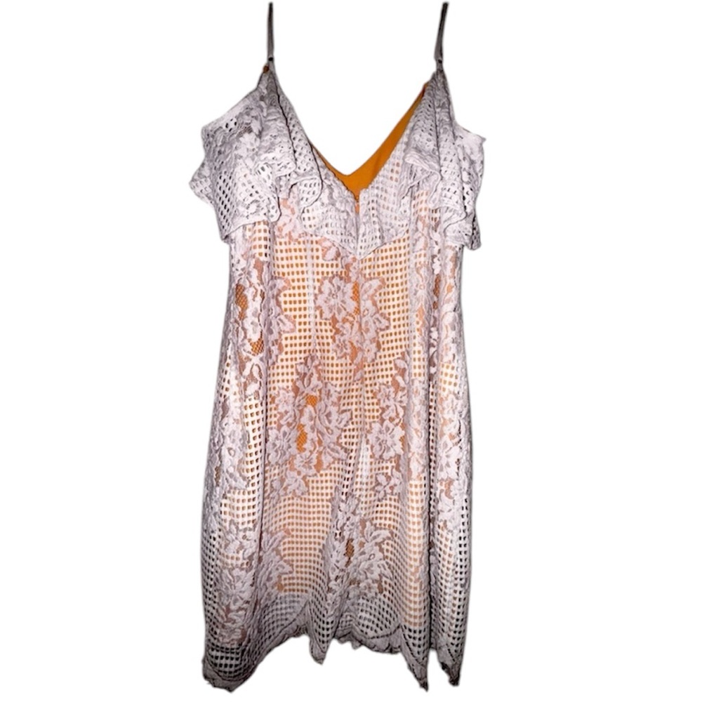 Beautiful strapped Lacey white dress from Nordstrom!!!